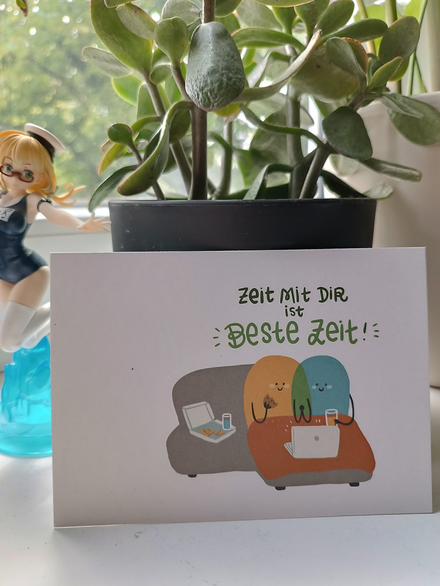 Kartenset & Aufkleber "Ich mag Dich"