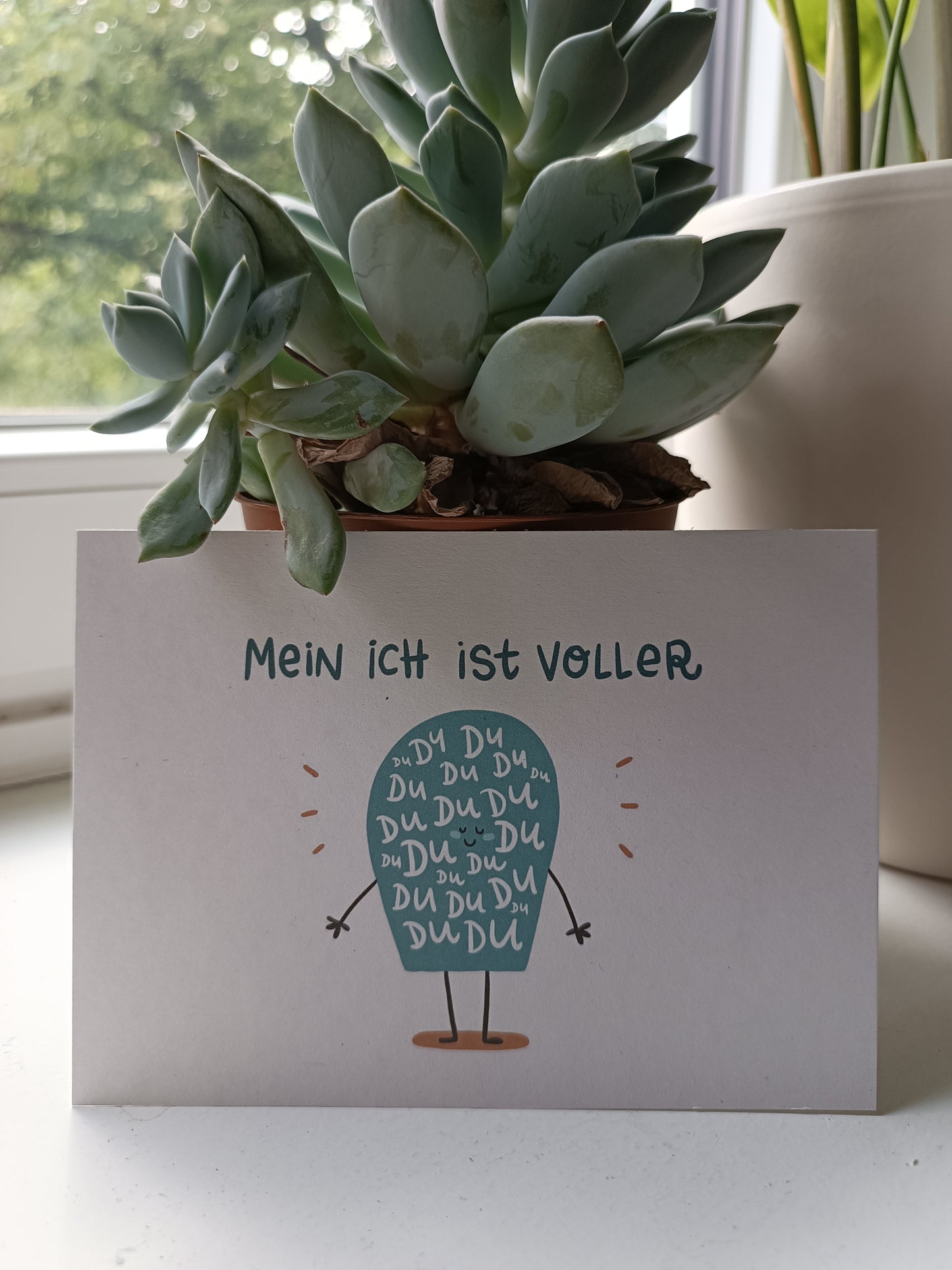 Kartenset & Aufkleber "Ich mag Dich"