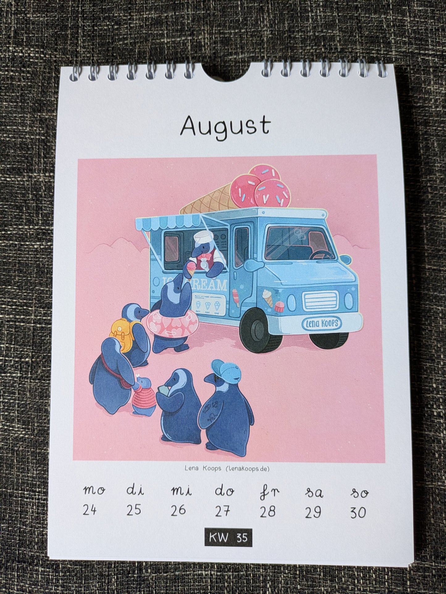 Mini "2026, Fuck Yeah!" Wochenkalender