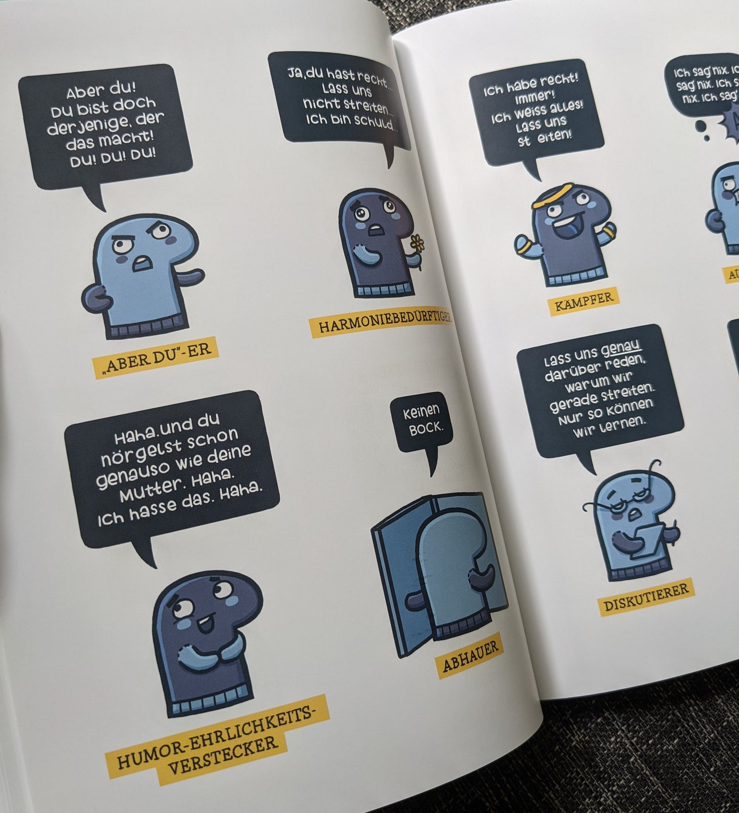 Buch "Streitsam - Besser Streiten" + Stickerbogen
