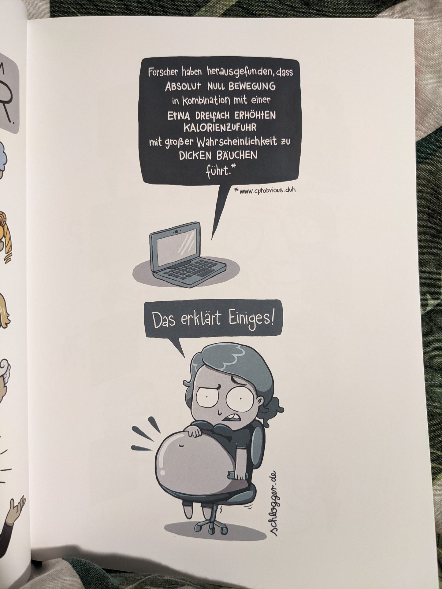 Buch "Gehirnfürze - Kleine Comics" + Stickerbogen