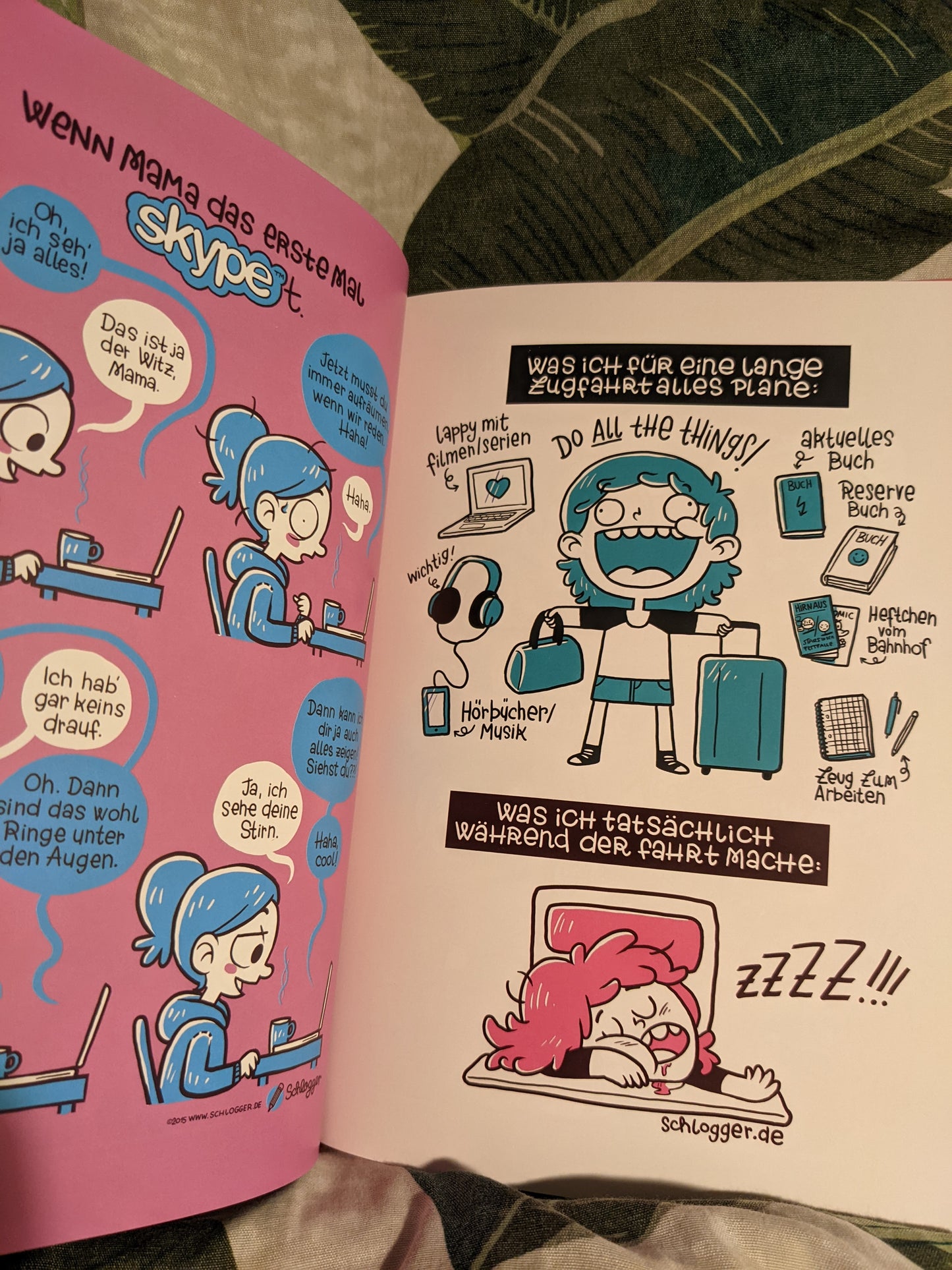 Buch "Gehirnfürze - Kleine Comics" + Stickerbogen