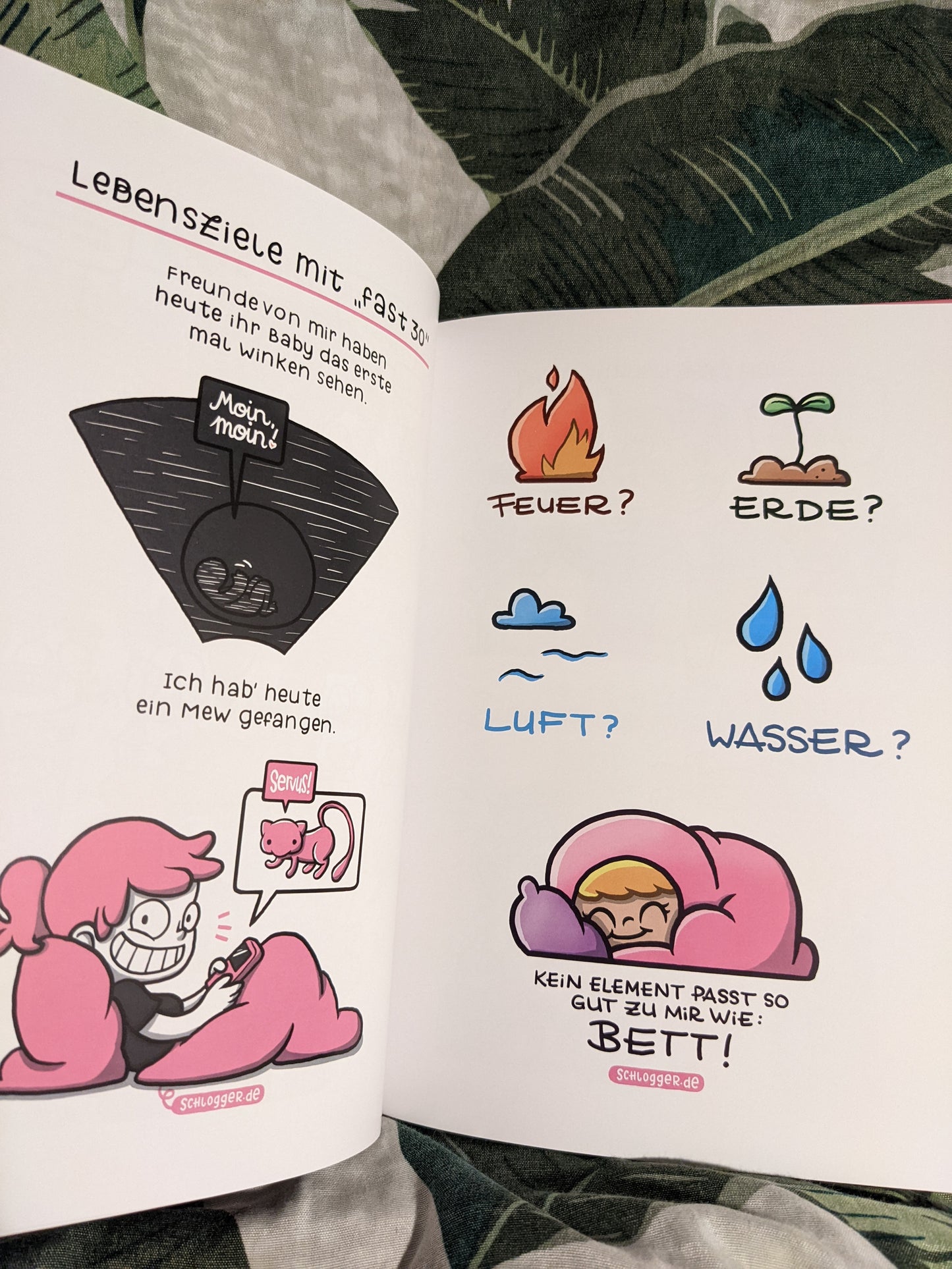 Buch "Gehirnfürze - Kleine Comics" + Stickerbogen