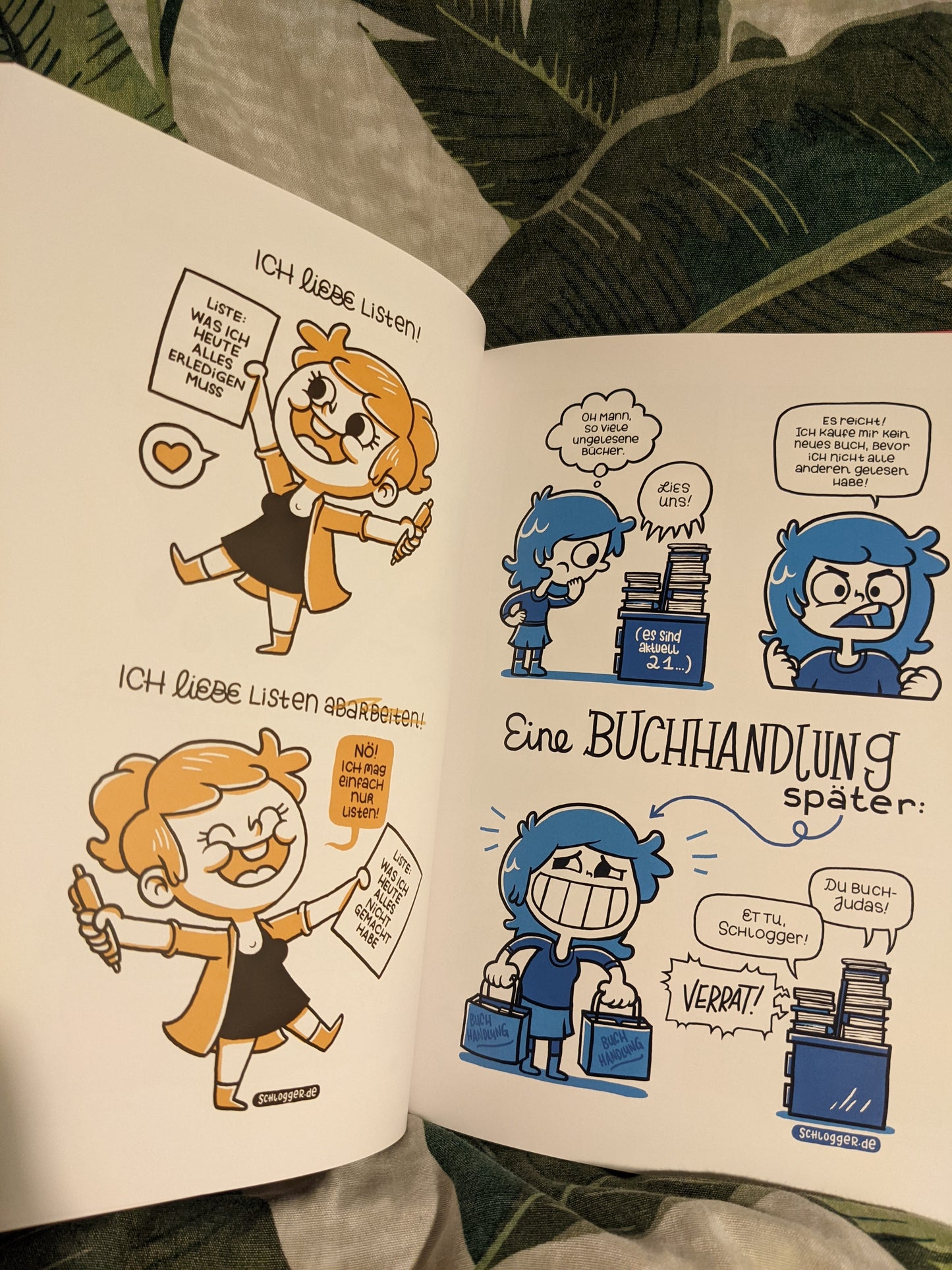 Buch "Gehirnfürze - Kleine Comics" + Stickerbogen