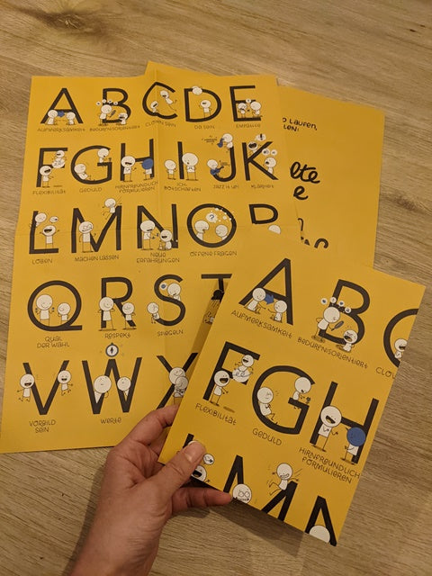 ABC "Kommunikation mit Kindern" Infokartenset + Poster