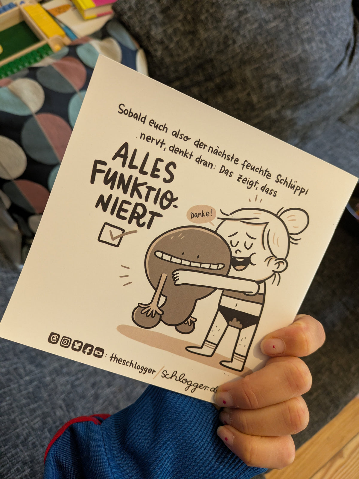 Heft "Schleim oder Nicht-Schleim" Comics über den Vaginal-Ausfluss